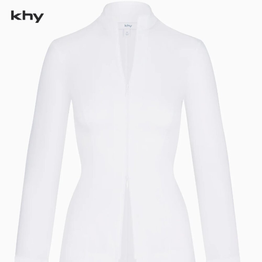 BRAND NEW - KHY Poplin Long Zip shirt - Size Small